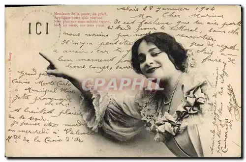 Cartes postales Fantaisie Femme