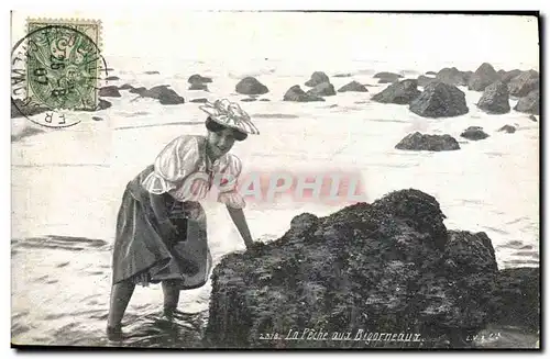 Cartes postales Peche La peche aux bigorneaux