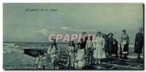 Cartes postales Peche Le plaisir de la plage