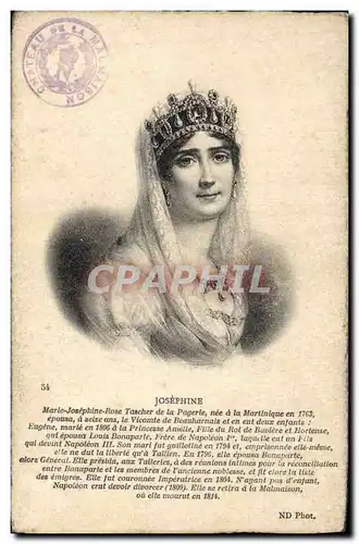 Cartes postales Josephine