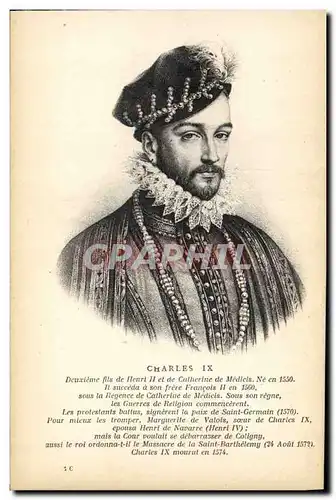 Cartes postales Charles IX