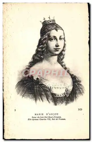 Cartes postales Marie d&#39Anjou