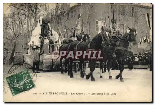 Cartes postales Fantaisie Lune Aix en Provence Le Corso Amoureux de la lune