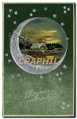 Cartes postales Fantaisie Lune