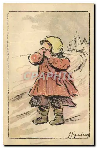 Cartes postales Fantaisie Illustrateur Enfant Armees Orphelinat