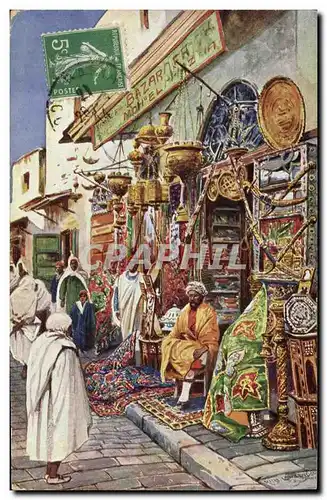 Cartes postales Fantaisie Orientalisme Bazar