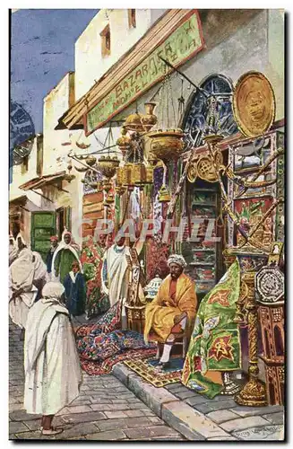 Cartes postales Fantaisie Orientalisme Bazar