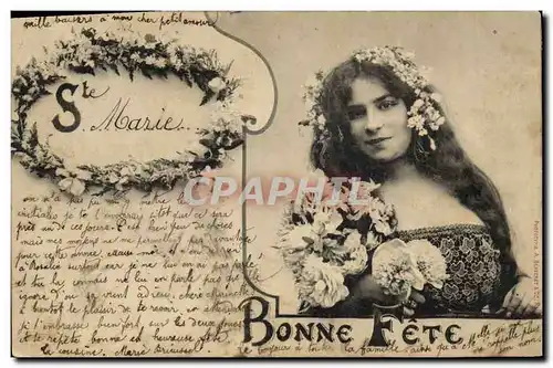 Cartes postales Fantaisie Enfant Femme Ste Marie