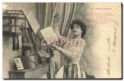 Cartes postales Fantaisie Femme Mimi Pinson