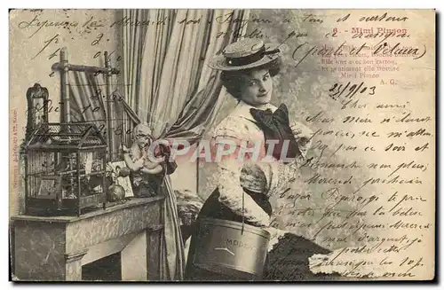 Cartes postales Fantaisie Femme Mimi Pinson