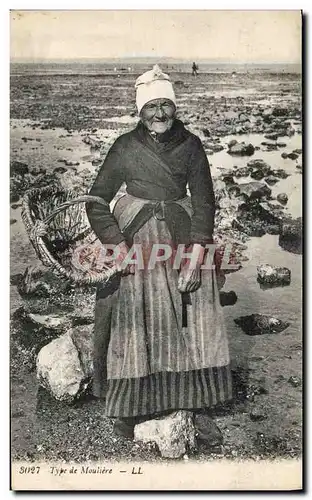 Cartes postales Peche Type de Mouliere