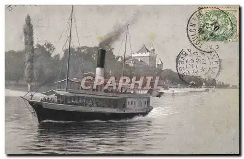 Cartes postales Bateau Evian les Bains Tourronde