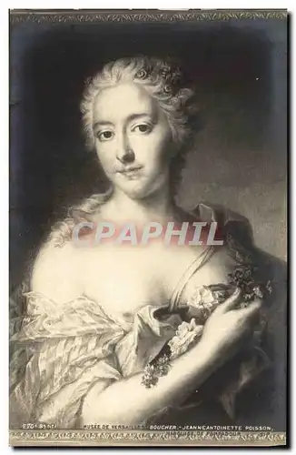 Ansichtskarte AK Musee de Versailles Boucher Jeanne Antoinette Poisson