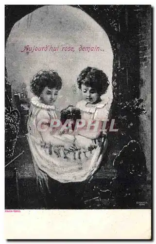 Cartes postales Fantaisie Crane Enfants