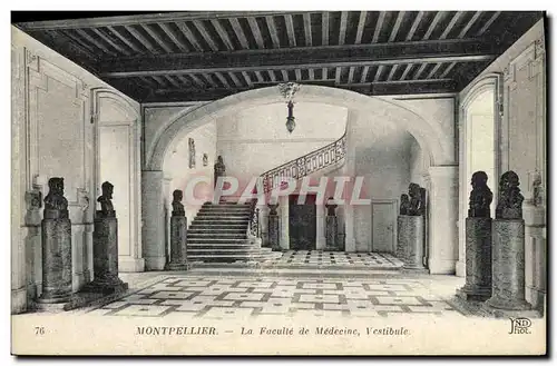 Cartes postales Montpellier La faculte de medecine Vestibule