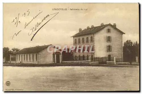 Cartes postales Militaria Lerouville Infirmerie du 154eme