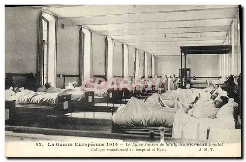 Cartes postales Militaria Le Lycee Janson de Sailly transforme en hopital
