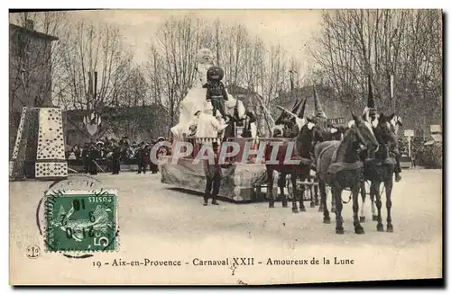 Cartes postales Aix en provence Carnaval XXII Amoureux de la lune