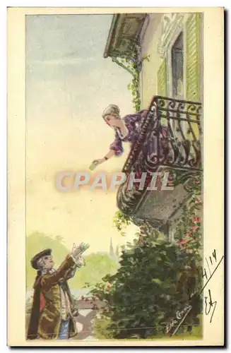 Cartes postales Fantaisie Illustrateur Femme