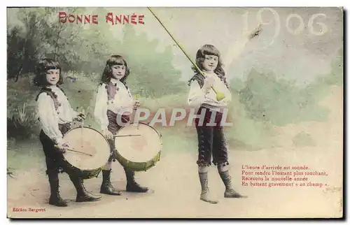 Cartes postales Fantaisie Enfants Bonne Annee