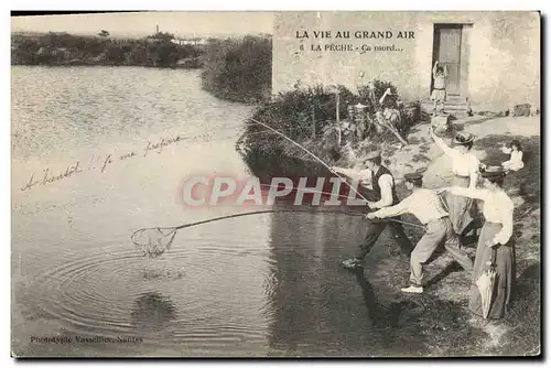 Cartes postales La vie au grand air La peche