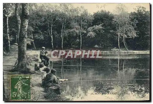 Cartes postales Peche Bois de Clamart Etang