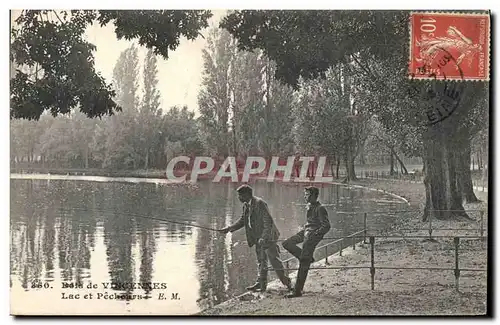 Ansichtskarte AK Bois de Vincennes Lac et pecheurs