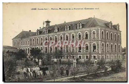Cartes postales Sante Militaria Lege Hopital militaire de la Visitation Campagne 1914