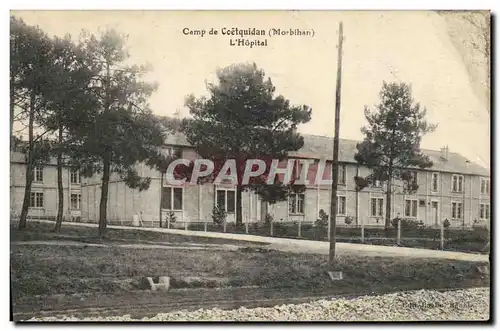 Ansichtskarte AK Sante Militaria Camp de Coetquidan L&#39hopital