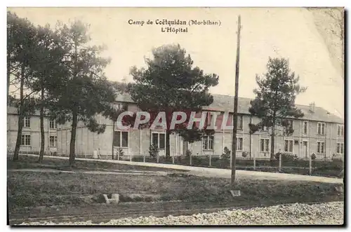 Cartes postales Sante Militaria Camp de Coetquidan L&#39hopital