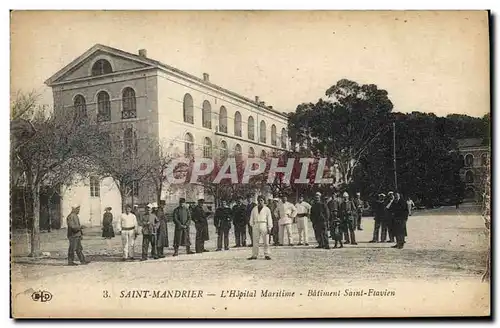 Cartes postales Sante Militaria Saint Mandrier L&#39hopital maritime Batiment Saint Flavien