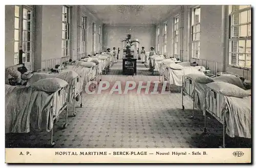 Cartes postales Sante Militaria Hopital Maritime Berck Plage Nouvel Hopital SAlle B