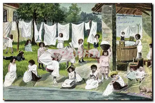 Cartes postales Fantaisie Enfant Bebe