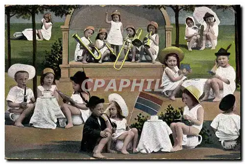 Cartes postales Fantaisie Enfant Bebe Musique