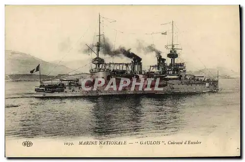 Cartes postales Bateau Gaulois Cuirasse d&#39escadre