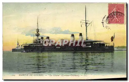 Cartes postales Bateau La Gloire Croiseur Cuirasse