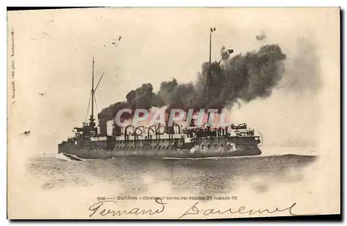 Cartes postales Bateau Guichen Croiseur corsaire