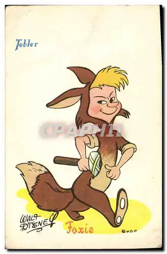 Cartes postales Fantaisie Walt Disney Tobler Foxie