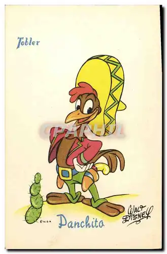 Cartes postales Fantaisie Walt Disney Tobler Panchita