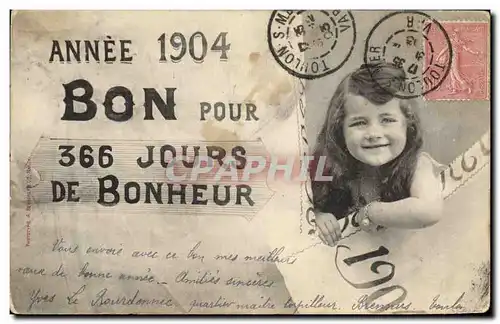 Cartes postales Fantaisie Enfant 365 jours de bonehur