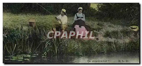 Cartes postales Peche Pecheur Folklore