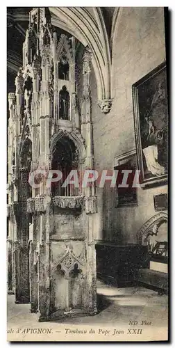 Ansichtskarte AK Mort Cathedrale d&#39Avignon Tombeau du pape Jean XXII