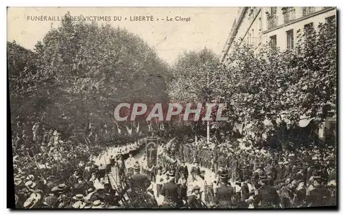 Ansichtskarte AK Mort Funerailles des victimes du Liberte le clerge