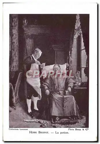 Cartes postales Sante Henri Brispot La potion