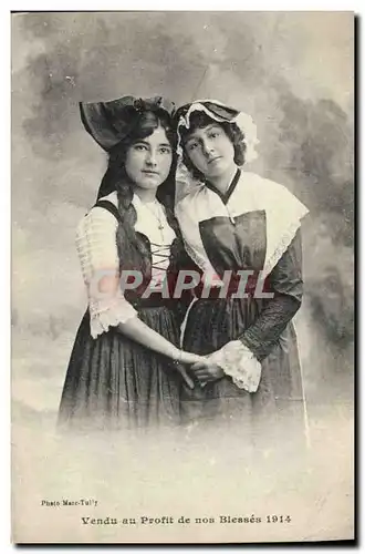 Cartes postales Sante Militaria Blesses 1914