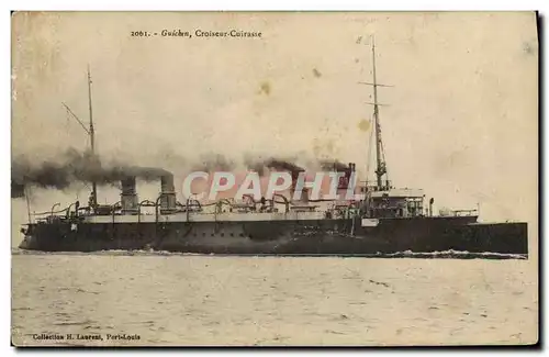 Cartes postales Bateau Guichen Croiseur Cuirasse