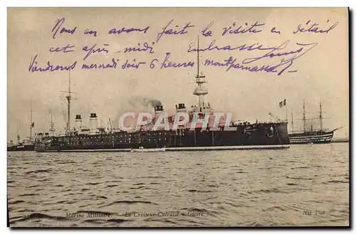 Cartes postales Bateau La croiseur cuirasse Gloire