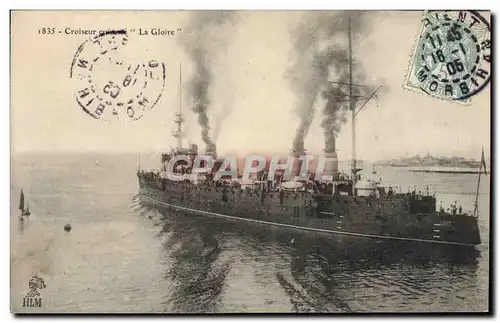 Cartes postales Bateau Croiseur Cuirasse La Gloire