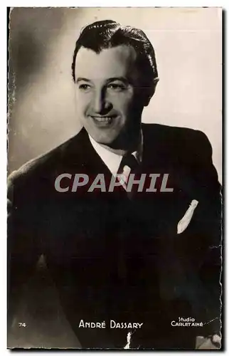 Cartes postales moderne Andre Dassary