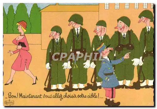 Cartes postales moderne Humour Soldats Militaria